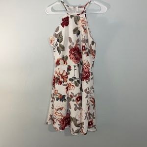 Charlotte Russe white floral dress